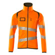 MASCOT® Accel. Safe Fleecepullover mit Reißverschluss Microfleecejacke, Moderne, körpernahe Passform mit viel Bewegungsfreiheit, Mit Reißverschluss und Wetterschutzleiste innen, die den Wind abhält, Vordertaschen mit Reißverschluss für sichere Aufbewahrung, Innentaschen, ID-Kartenhalter ist abnehmbar