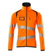 MASCOT® Accel. Safe Fleecepullover mit Reißverschluss Microfleecejacke, Moderne, körpernahe Passform mit viel Bewegungsfreiheit, Mit Reißverschluss und Wetterschutzleiste innen, die den Wind abhält, Vordertaschen mit Reißverschluss für sichere Aufbewahrung, Innentaschen, ID-Kartenhalter ist abnehmbar