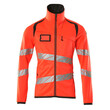 MASCOT® Accel. Safe Fleecepullover mit Reißverschluss Microfleecejacke, Moderne, körpernahe Passform mit viel Bewegungsfreiheit, Mit Reißverschluss und Wetterschutzleiste innen, die den Wind abhält, Vordertaschen mit Reißverschluss für sichere Aufbewahrung, Innentaschen, ID-Kartenhalter ist abnehmbar