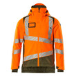 MASCOT® Accel. Safe Winterjacke mit CLIMASCOT®-Futter Winterjacke, Atmungsaktiv, wind- und wasserdicht mit getapten Nähten, Die einzigartige CLIMASCOT®-Isolierung wärmt effektiv, ist leicht, weich und lässt sich auf ein geringes Volumen komprimieren, Brusttasche mit wasserdichtem Reißverschluss, Vordertaschen mit wasserdichten Reißverschlüssen, Verlängerter Rücken durch herunter knöpfbaren Stoff zum besseren Schutz vor Wind und Wetter
