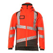 MASCOT® Accel. Safe Winterjacke mit CLIMASCOT®-Futter Winterjacke, Atmungsaktiv, wind- und wasserdicht mit getapten Nähten, Die einzigartige CLIMASCOT®-Isolierung wärmt effektiv, ist leicht, weich und lässt sich auf ein geringes Volumen komprimieren, Brusttasche mit wasserdichtem Reißverschluss, Vordertaschen mit wasserdichten Reißverschlüssen, Verlängerter Rücken durch herunter knöpfbaren Stoff zum besseren Schutz vor Wind und Wetter