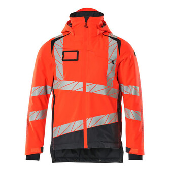 MASCOT® Accel. Safe Winterjacke mit CLIMASCOT®-Futter Winterjacke, Atmungsaktiv, wind- und wasserdicht mit getapten Nähten, Die einzigartige CLIMASCOT®-Isolierung wärmt effektiv, ist leicht, weich und lässt sich auf ein geringes Volumen komprimieren, Brusttasche mit wasserdichtem Reißverschluss, Vordertaschen mit wasserdichten Reißverschlüssen, Verlängerter Rücken durch herunter knöpfbaren Stoff zum besseren Schutz vor Wind und Wetter
