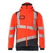 MASCOT® Accel. Safe Winterjacke mit CLIMASCOT®-Futter Winterjacke, Atmungsaktiv, wind- und wasserdicht mit getapten Nähten, Die einzigartige CLIMASCOT®-Isolierung wärmt effektiv, ist leicht, weich und lässt sich auf ein geringes Volumen komprimieren, Brusttasche mit wasserdichtem Reißverschluss, Vordertaschen mit wasserdichten Reißverschlüssen, Verlängerter Rücken durch herunter knöpfbaren Stoff zum besseren Schutz vor Wind und Wetter