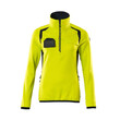 MASCOT® Accel. Safe Fleecepullover mit kurzem Zipper, Damen Microfleecejacke, Speziell für Damen designt und tailliert geschnitten, Reißverschluss am Hals mit Wetterschutzleiste, Vordertaschen mit Reißverschluss für sichere Aufbewahrung, ID-Kartenhalter ist abnehmbar, Verbesserte Sichtbarkeit für das Umfeld mit Hilfe von Reflexeffekten