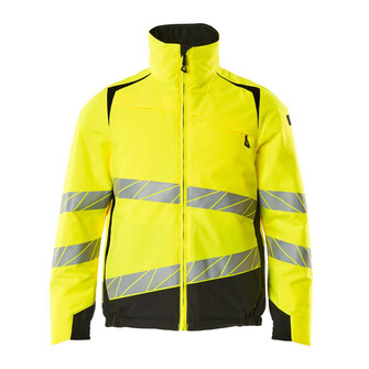 MASCOT® Accel. Safe Winterjacke mit CLIMASCOT®-Futter Winterjacke, Atmungsaktiv, winddicht und wasserabweisend, Die einzigartige CLIMASCOT®-Isolierung wärmt effektiv, ist leicht, weich und lässt sich auf ein geringes Volumen komprimieren, Mit Reißverschluss und Wetterschutzleiste innen, die den Wind abhält, Reißverschluss im Rückenfutter zum Anbringen von Druck/Stickerei