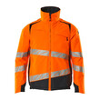 MASCOT® Accel. Safe Winterjacke mit CLIMASCOT®-Futter Winterjacke, Atmungsaktiv, winddicht und wasserabweisend, Die einzigartige CLIMASCOT®-Isolierung wärmt effektiv, ist leicht, weich und lässt sich auf ein geringes Volumen komprimieren, Mit Reißverschluss und Wetterschutzleiste innen, die den Wind abhält, Reißverschluss im Rückenfutter zum Anbringen von Druck/Stickerei