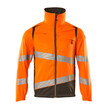 MASCOT® Accel. Safe Jacke, Stretch-Einsätze Arbeitsjacke, Moderne, körpernahe Passform mit viel Bewegungsfreiheit, Das Produkt ist eine Kombination aus festem Stoff und Stretchgewebe Das Stretchgewebe befindet sich dort, wo zusätzliche Bewegungsfreiheit erforderlich ist, Mit Reißverschluss und Wetterschutzleiste innen, die den Wind abhält, D-Ring für Schlüssel oder ID-Karten, Taschen mit Reißverschluss, Gummizug an den Ärmelenden, Das Produkt ist für Industriewäsche geeignet