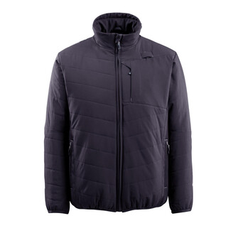 MASCOT® Thermojacke Erding, Zweifarbig, Atmungsaktiv, winddicht und wasserabweisend. Mit PrimaLoft®-Isoliereinlage. Verschluss mit Reißverschluss und inwendiger Wetterschutzleiste. Stehkragen, Innentasche mit Reißverschluss, Brusttasche mit Reißverschluss, D-Ring, Stifttasche, Vordertaschen mit Reißverschluss, Ärmel sind Fasson geschnitten. Stretchstoff an den Seiten und Elastikband an den Handgelenken und der Unterkante mit Reflexeffekten