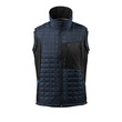 MASCOT® ADVANCED Thermoweste, zweifarbig. wasserabweisend. Mit CLIMASCOT® Lightweight Insulation. Stehkragen. Verschluss mit Reißverschluss und inwendiger Wetterschutzleiste. Brusttasche mit Reißverschluss. Vordertaschen mit Reißverschluss. Innentaschen. Gummizug an den Ärmelausschnitten. Stretchstoff an den Seiten. Gummizug in der Unterkante, regulierbar. Reflexeffekte