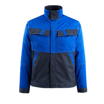 MASCOT® Arbeitsjacke Dubbo, zweifarbig, Stehkragen, Verschluss mit Reißverschluss und Wetterschutzleiste mit Druckknöpfen, Brusttaschen mit Patte und Druckknöpfen, D-Ring, Vordertaschen, Innentasche, Bund mit Druckknopfregulierung, Manschetten mit Druckknöpfen, Kontrastnähte