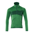 MASCOT® Accelerate Fleecepullover mit kurzem Reißverschluss Microfleecejacke, Die glatte Oberfläche des Fleecematerials bewirkt, dass Schmutz und Staub nicht hängenbleiben, Moderne, körpernahe Passform mit viel Bewegungsfreiheit, Flexibler und anschmiegsamer, hoher Kragen, Mit Gummizug an den Ärmeln und dem Saum, Brusttasche mit Reißverschluss