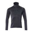 MASCOT® Accelerate Fleecepullover mit kurzem Reißverschluss Microfleecejacke, Die glatte Oberfläche des Fleecematerials bewirkt, dass Schmutz und Staub nicht hängenbleiben, Moderne, körpernahe Passform mit viel Bewegungsfreiheit, Flexibler und anschmiegsamer, hoher Kragen, Mit Gummizug an den Ärmeln und dem Saum, Brusttasche mit Reißverschluss
