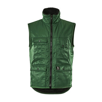 MASCOT® Originals Sölden Winterweste, Bearnylon® ist ein wasserabweisendes und sehr strapazierfähiges Material, Kunstpelzfutter, Handy- und Stifttasche, Leichter Zugang zum Tascheninhalt durch spezielles Design der Vordertaschen, Zwei Innentaschen - die eine mit Reißverschluss