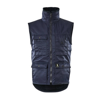 MASCOT® Originals Sölden Winterweste, Bearnylon® ist ein wasserabweisendes und sehr strapazierfähiges Material, Kunstpelzfutter, Handy- und Stifttasche, Leichter Zugang zum Tascheninhalt durch spezielles Design der Vordertaschen, Zwei Innentaschen - die eine mit Reißverschluss