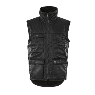MASCOT® Originals Sölden Winterweste, Bearnylon® ist ein wasserabweisendes und sehr strapazierfähiges Material, Kunstpelzfutter, Handy- und Stifttasche, Leichter Zugang zum Tascheninhalt durch spezielles Design der Vordertaschen, Zwei Innentaschen - die eine mit Reißverschluss