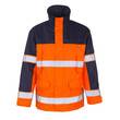 MASCOT® Safe Image Savona Parka, Atmungsaktives, wind- und wasserdichtes MASCOTEX® mit getapten Nähten, Herausnehmbares Steppfutter, Zwei-Wege-Reißverschluss mit doppelter Wetterschutzleiste und verdeckten Druckknöpfen, Die Innentasche unter der Wetterschutzleiste macht zB ein Handy leicht zugänglich, ohne die Jacke selbst öffnen zu müssen, Anbringen einer Kapuze mit Druckknöpfen möglich