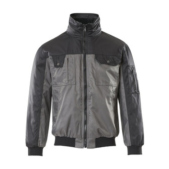 MASCOT® Image Bolzano Pilotjacke, Bearnylon® ist ein wasserabweisendes und sehr strapazierfähiges Material, Kunstpelzfutter am Körper und Steppfutter in den Ärmeln, Mit Reißverschluss und Wetterschutzleiste innen, die den Wind abhält, Rippenbündchen an den Ärmeln und dem Saum, D-Ring für Schlüssel oder ID-Karten