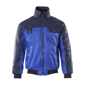 MASCOT® Image Bolzano Pilotjacke, Bearnylon® ist ein wasserabweisendes und sehr strapazierfähiges Material, Kunstpelzfutter am Körper und Steppfutter in den Ärmeln, Mit Reißverschluss und Wetterschutzleiste innen, die den Wind abhält, Rippenbündchen an den Ärmeln und dem Saum, D-Ring für Schlüssel oder ID-Karten