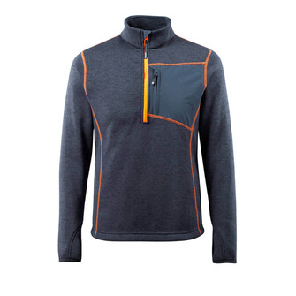 MASCOT® Hardwear Reims Strickpullover, Reißverschluss am Hals mit Wetterschutzleiste, Brusttasche mit senkrechtem Reißverschluss macht zB ein Handy leicht zugänglich, Gummizug an den Ärmelenden, Daumenlöcher am Handgelenk