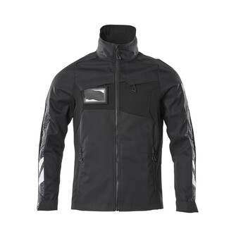 MASCOT® Accelerate Jacke, Stretch-Einsätze Arbeitsjacke, Moderne, körpernahe Passform mit viel Bewegungsfreiheit, Zahlreiche Einsätze aus elastischem Material, die eine einzigartige Bewegungsfreiheit bieten, Mit Reißverschluss und Wetterschutzleiste innen, die den Wind abhält, Verbesserte Sichtbarkeit für das Umfeld mit Hilfe von Reflexeffekten, Das Produkt ist für Industriewäsche geeignet