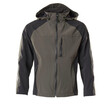 MASCOT® Unique Hard Shell Jacke, Stretch, wasserdicht Jacke, Der Stretchstoff ist in alle Richtungen elastisch und bietet eine unübertroffene Bewegungsfreiheit, wo nichts spannt oder stört, Der multifunktionelle Stretchstoff kombiniert ein niedriges Gewicht mit sehr hoher Strapazierfähigkeit und ist darüber hinaus wasserdicht, Atmungsaktiv, wind- und wasserdicht mit getapten Nähten, Abnehmbare, gefütterte Kapuze, mit verstellbaren Elastikschnüren, Verbesserte Sichtbarkeit für das Umfeld mit Hilfe von Reflexeffekten