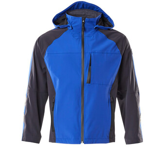 MASCOT® Unique Hard Shell Jacke, Stretch, wasserdicht Jacke, Der Stretchstoff ist in alle Richtungen elastisch und bietet eine unübertroffene Bewegungsfreiheit, wo nichts spannt oder stört, Der multifunktionelle Stretchstoff kombiniert ein niedriges Gewicht mit sehr hoher Strapazierfähigkeit und ist darüber hinaus wasserdicht, Atmungsaktiv, wind- und wasserdicht mit getapten Nähten, Abnehmbare, gefütterte Kapuze, mit verstellbaren Elastikschnüren, Verbesserte Sichtbarkeit für das Umfeld mit Hilfe von Reflexeffekten