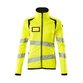 MASCOT® Accel. Safe Fleecepullover mit Reißverschluss, Damen Microfleecejacke, Speziell für Damen designt und tailliert geschnitten, Mit Reißverschluss und Wetterschutzleiste innen, die den Wind abhält, Vordertaschen mit Reißverschluss für sichere Aufbewahrung, Innentaschen, ID-Kartenhalter ist abnehmbar