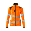 MASCOT® Accel. Safe Fleecepullover mit Reißverschluss, Damen Microfleecejacke, Speziell für Damen designt und tailliert geschnitten, Mit Reißverschluss und Wetterschutzleiste innen, die den Wind abhält, Vordertaschen mit Reißverschluss für sichere Aufbewahrung, Innentaschen, ID-Kartenhalter ist abnehmbar