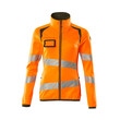 MASCOT® Accel. Safe Fleecepullover mit Reißverschluss, Damen Microfleecejacke, Speziell für Damen designt und tailliert geschnitten, Mit Reißverschluss und Wetterschutzleiste innen, die den Wind abhält, Vordertaschen mit Reißverschluss für sichere Aufbewahrung, Innentaschen, ID-Kartenhalter ist abnehmbar