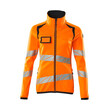 MASCOT® Accel. Safe Fleecepullover mit Reißverschluss, Damen Microfleecejacke, Speziell für Damen designt und tailliert geschnitten, Mit Reißverschluss und Wetterschutzleiste innen, die den Wind abhält, Vordertaschen mit Reißverschluss für sichere Aufbewahrung, Innentaschen, ID-Kartenhalter ist abnehmbar