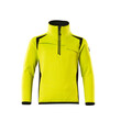 MASCOT® Accel. Safe Fleecepullover für Kinder,Reißverschluss Jacke für Kinder, Reißverschluss am Hals mit Wetterschutzleiste, Vordertaschen mit Reißverschluss für sichere Aufbewahrung, Mit Gummizug an den Ärmeln und dem Saum, Verbesserte Sichtbarkeit für das Umfeld mit Hilfe von Reflexeffekten