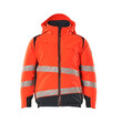 MASCOT® Accel. Safe Winterjacke für Kinder,CLIMASCOT®-Futter Jacke für Kinder, Atmungsaktiv, wind- und wasserdicht mit getapten Nähten, Die einzigartige CLIMASCOT®-Isolierung wärmt effektiv, ist leicht, weich und lässt sich auf ein geringes Volumen komprimieren, Abnehmbare Kapuze mit Futter, Mit Reißverschluss und Wetterschutzleiste innen, die den Wind abhält, Vordertaschen mit Reißverschluss für sichere Aufbewahrung, Gummizug an den Handgelenken und in der Unterkante