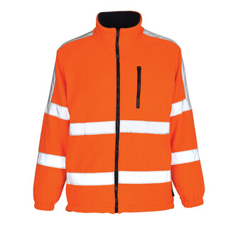 MASCOT® Salzburg Fleecejacke, fluoreszierend mit Reflexen, mit Futter, winddicht