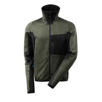 MASCOT® ADVANCED Fleecepullover mit Reißverschluss, hoher Kragen, moderne Passform, glatte Oberfläche des Fleecematerials bewirkt, dass Schmutz und Staub nicht hängenbleiben, zweifarbig, moderne, körpernahe Passform mit viel Bewegungsfreiheit