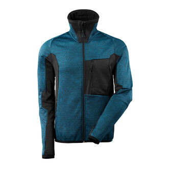 MASCOT® ADVANCED Fleecepullover mit Reißverschluss, hoher Kragen, moderne Passform, glatte Oberfläche des Fleecematerials bewirkt, dass Schmutz und Staub nicht hängenbleiben, zweifarbig, moderne, körpernahe Passform mit viel Bewegungsfreiheit