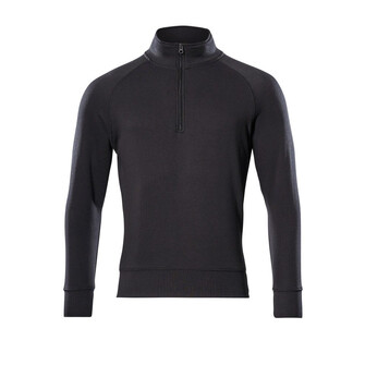 MASCOT® Crossover Nantes Sweatshirt, Durch die gebürstete Innenseite warm und weich zu tragen, Moderne, körpernahe Passform mit viel Bewegungsfreiheit, Reißverschluss am Hals, Die Nähte im Nacken sind mit einem weichem, gepolstertem Material verdeckt, so dass diese nicht stören