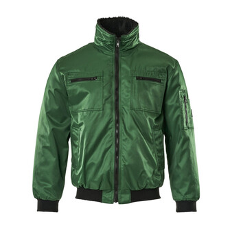 MASCOT® Originals Alaska Pilotjacke, Bearnylon® ist ein wasserabweisendes und sehr strapazierfähiges Material, Kunstpelzfutter am Körper und Steppfutter in den Ärmeln, D-Ring für Schlüssel oder ID-Karten, Zwei Innentaschen - die eine mit Reißverschluss, Rippenbündchen an den Ärmeln und dem Saum