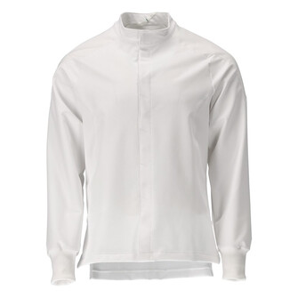 MASCOT® Food & Care Jacke, ULTIMATE STRETCH Jacke, Das Produkt ist für Industriewäsche geeignet, Das Material ist undurchsichtig, Der Stretchstoff ist in alle Richtungen elastisch und bietet eine unübertroffene Bewegungsfreiheit, wo nichts spannt oder stört, Das multifunktionale Stretchgewebe vereint ein geringes Gewicht mit hoher Strapazierfähigkeit, Schnelltrocknend, Einsetzen von Namensschildern sowie HF-Chip und UHF-Chip möglich, Das Produkt entspricht den Grundsätzen von HACCP und ist nach DIN 10524 zugelassen
