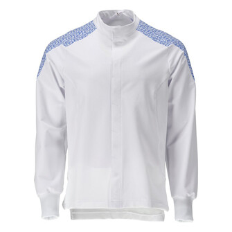 MASCOT® Food & Care Jacke, ULTIMATE STRETCH Jacke, Das Produkt ist für Industriewäsche geeignet, Das Material ist undurchsichtig, Der Stretchstoff ist in alle Richtungen elastisch und bietet eine unübertroffene Bewegungsfreiheit, wo nichts spannt oder stört, Das multifunktionale Stretchgewebe vereint ein geringes Gewicht mit hoher Strapazierfähigkeit, Schnelltrocknend, Einsetzen von Namensschildern sowie HF-Chip und UHF-Chip möglich, Das Produkt entspricht den Grundsätzen von HACCP und ist nach DIN 10524 zugelassen