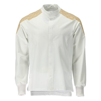 MASCOT® Food & Care Jacke, ULTIMATE STRETCH Jacke, Das Produkt ist für Industriewäsche geeignet, Das Material ist undurchsichtig, Der Stretchstoff ist in alle Richtungen elastisch und bietet eine unübertroffene Bewegungsfreiheit, wo nichts spannt oder stört, Das multifunktionale Stretchgewebe vereint ein geringes Gewicht mit hoher Strapazierfähigkeit, Schnelltrocknend, Einsetzen von Namensschildern sowie HF-Chip und UHF-Chip möglich, Das Produkt entspricht den Grundsätzen von HACCP und ist nach DIN 10524 zugelassen