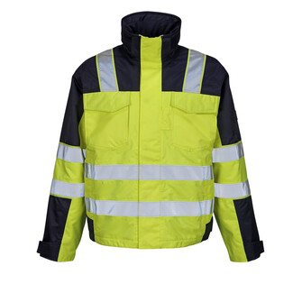 MASCOT® Safe Image Genova Winterjacke, Atmungsaktives, wind- und wasserdichtes MASCOTEX® mit getapten Nähten, Große Bewegungsfreiheit durch formgeschnittene Ärmel, Anbringen einer Kapuze mit Druckknöpfen möglich, Reißverschluss im Rückenfutter zum Anbringen von Druck/Stickerei, Verbesserte Sichtbarkeit für das Umfeld mit Hilfe von waagrechten und senkrechten Reflexstreifen