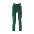 MASCOT® Bundhose mit Schenkeltaschen, Stretch, hat ein wasserabweisendes Finish. Vier-Wege-Stretchstoff mit geringem Gewicht und hoher Strapazierfähigkeit. Hosenbeine sind ergonomisch geformt. Gürtelschlaufen. Hosenschlitz mit Reißverschluss