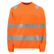 PROJOB Rundhals-Sweater mit angerauter Innenseite, Rippenbündchen und -bund, Reflektierende Schulterpartie für mehr Sichtbarkeit, EN ISO 20471 KLASSE 10