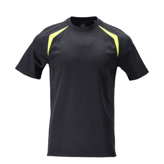 MASCOT® Accelerate Multisafe T-Shirt, Moderne Passform, Antistatisch und flammhemmend, Moderne, eng anliegende Passform mit guter Bewegungsfreiheit, Die Nähte im Nacken sind mit einem weichem, gepolstertem Material verdeckt, so dass diese nicht stören