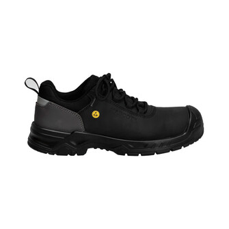 MASCOT® Footwear Classic Sicherheitsschuhe S3, Wasserabweisendes und strapazierfähiges Obermaterial aus engmaschiger Mikrofaser, die Komposit Zehenkappe und der TPU-verstärkte Spitzenschutz bieten den nötigen Schutz und machen den Schuh besonders strapazierfähig, die Absatzkante unter der Sohle sorgt für optimalen Halt auf Leitersprossen und verhindert ein Abrutschen, Strapazierfähige und rutschfeste PU-Laufsohle, die bis zu 140 °C hitzebeständig ist