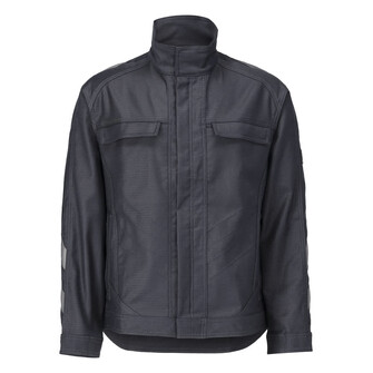 MASCOT® Unique Jacke, das Produkt ist für Industriewäsche geeignet, Strapazierfähige, dreifache Kappnähte an Ärmeln, Schultern und Seiten verlängern die Lebensdauer des Produktes, Verschluss mit Reißverschluss, doppelter Wetterschutzleiste und verdeckten druckknöpfen, Ergonomisch geschnittene Ärmel, die nach den natürlichen Bewegungen der Arme geformt wurden, Verlängerter Rücken, Verbesserte Sichtbarkeit für das Umfeld mit Hilfe von Reflexeffekten