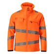 MASCOT® Accelerate Safe Softshell Jacke, Atmungsaktiv, winddicht und wasserabweisend, Moderne, körpernahe Passform mit viel Bewegungsfreiheit, doppelter Wetterschutzleiste als extra Schutz bei schlechtem Wetter, Vordertaschen mit Reißverschluss, Regulierbarer Gummizug im Saum, Id-Kartenhalter ist abnehmbar