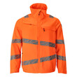 MASCOT® Accelerate Safe Jacke, Moderne, körpernahe Passform mit viel Bewegungsfreiheit, das Produkt ist eine Kombination aus festem Stoff und Stretchgewebe das Stretchgewebe befindet sich dort, wo zusätzliche Bewegungsfreiheit erforderlich ist, doppelter Wetterschutzleiste als extra Schutz bei schlechtem Wetter, d-Ring für Schlüssel oder Id-Karten, Taschen mit Reißverschluss, Gummizug an den Ärmelenden, das Produkt ist für Industriewäsche geeignet