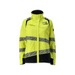 MASCOT® Accelerate Multisafe Arbeitsjacke, Jacke für Damen, Zweifarbig. Fluoreszierend und mit schräg verlaufenden Reflexen. ULTIMATE STRETCH. Antistatisch, flammhemmend und mit Säureschutz. Schützt bei Lichtbögen. Stehkragen. Quick Release Reißverschluss und doppelte Wetterschutzleiste mit Magnetverschluss. Gurtband für einen Gasalarm. Vorbereitet für die Befestigung eines ID-Kartenhalters. Vordertaschen mit Reißverschluss. Gummizug an den Handgelenken und in der Unterkante. Mit Druckeffekten,