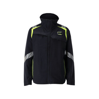 MASCOT® Accelerate Multisafe Jacke, Hoher Schutz mit antistatischen, säurefesten und flammhemmenden Eigenschaften, Schützt bei Lichtbögen, Hohe Widerstandsfähigkeit und ultimative Bewegungsfreiheit, Reißverschluss und doppelte Wetterschutzleiste mit Magnetverschluss, Quick Release Reißverschluss ermöglicht es den Reißverschluss schnelles von oben zu öffnen, Gurtband für einen Gasalarm, Geeignet für Industriewäsche bei max 60 Grad